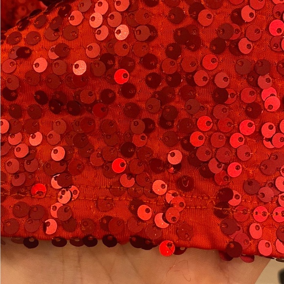 Red sequin Michael Kors holiday dress, size X-Large - Picture 8 of 8
